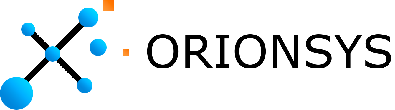 Orionsys logo with orionsys name beside